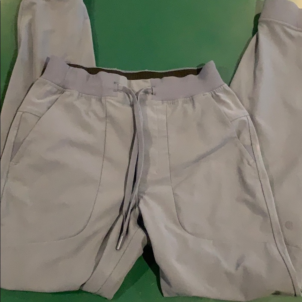 Lululemon joggers in blue gray color